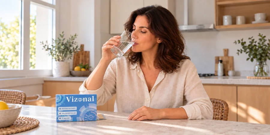 Toma diaria de una cápsula con agua
